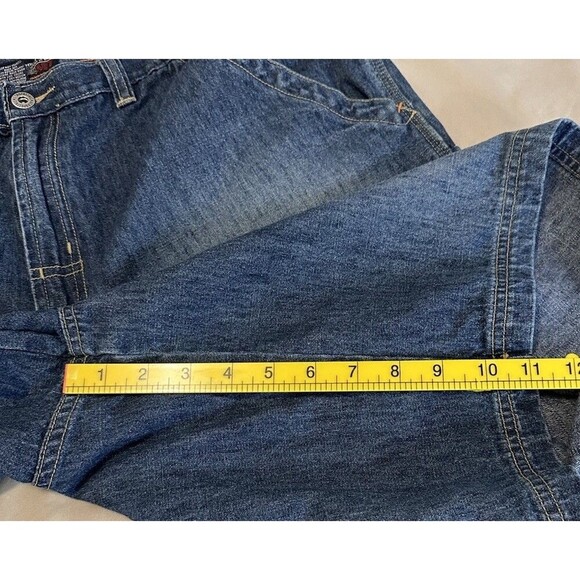 Aeropostale Men's Carpenter Shorts Size 38 100% Blue Cotton Denim - Picture 5 of 11